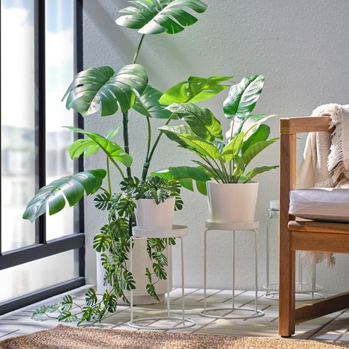 IKEA - LANGNABB, çiçeklik, beyaz, 26 cm