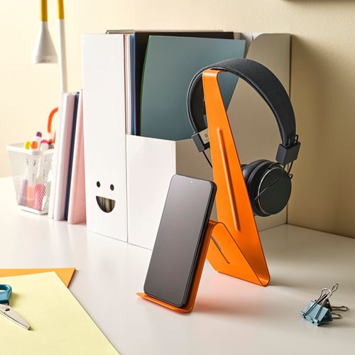 IKEA - MÖJLIGHET, headset/tablet stand, orange