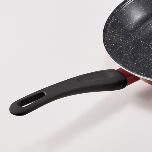 IKEA - HEMLAGAD, frying pan, non-stick coating-red, 28 cm