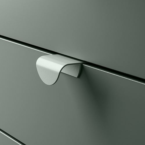 IKEA - DRAGSMARK, kulp, gri-yeşil, 40 mm