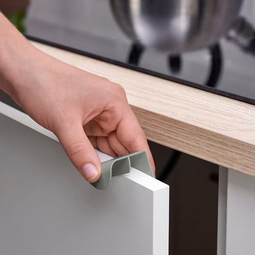 IKEA - DRAGSMARK, kulp, gri-yeşil, 40 mm