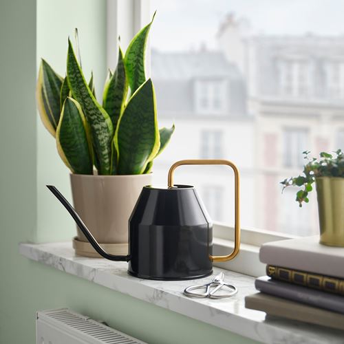 IKEA - VATTENKRASSE, sulama kabı, siyah-altın rengi, 2.0 lt