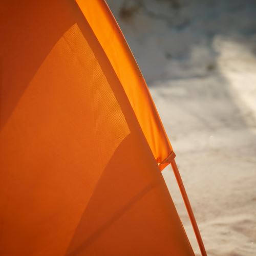 IKEA - STRANDÖN, pop-up sun/wind shelter, bright orange-bright yellow