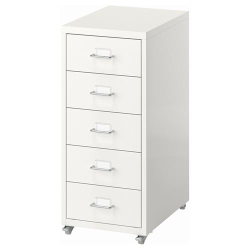 IKEA - HELMER, storage unit, white, 28x65 cm