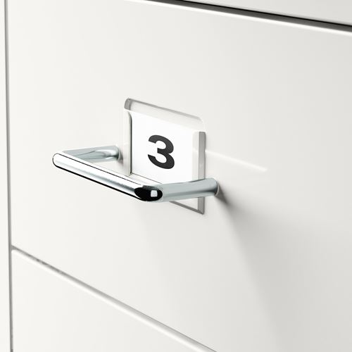 IKEA - HELMER, storage unit, white, 28x65 cm