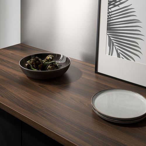 IKEA - LYSEKIL, two-sided wall panel, stainless steel-brass, 119,6x55 cm