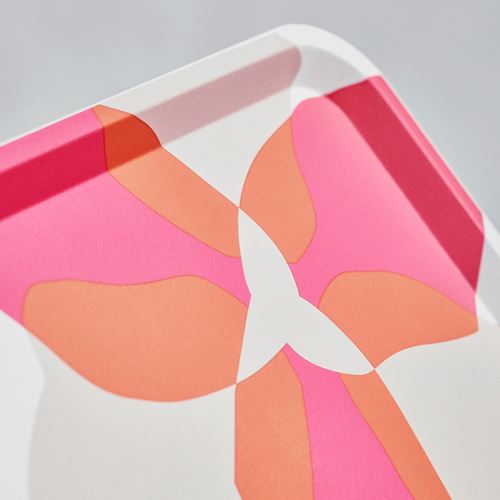 IKEA - TOFSAND, tray, pink, 37x29 cm