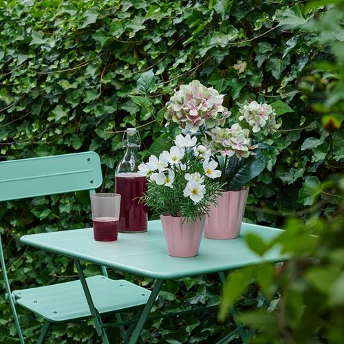 IKEA - KVASTSPIREA, çelik saksı, pembe, 9 cm