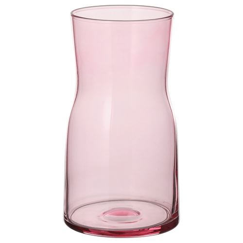 IKEA - TIDVATTEN, vase, pink, 17 cm