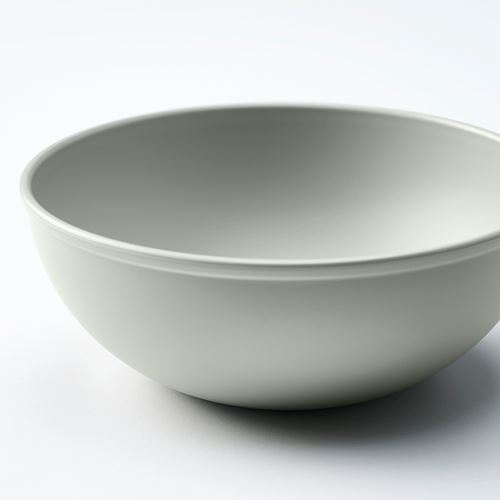 IKEA - SIMKRABBA, plastik servis kasesi, yeşil-gri, 15 cm
