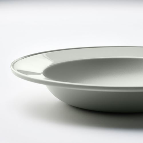 IKEA - SIMKRABBA, çukur tabak, yeşil-gri, 22 cm