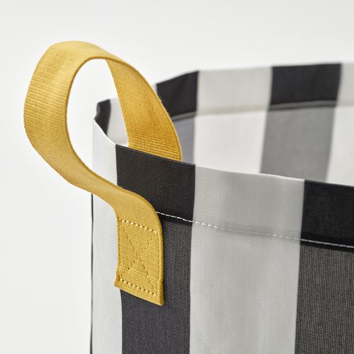 IKEA - NICKY, stor bag, black-white, 38x40 cm