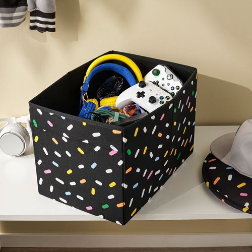 IKEA - SKAJARE, box, multicolour, 26x37x26 cm