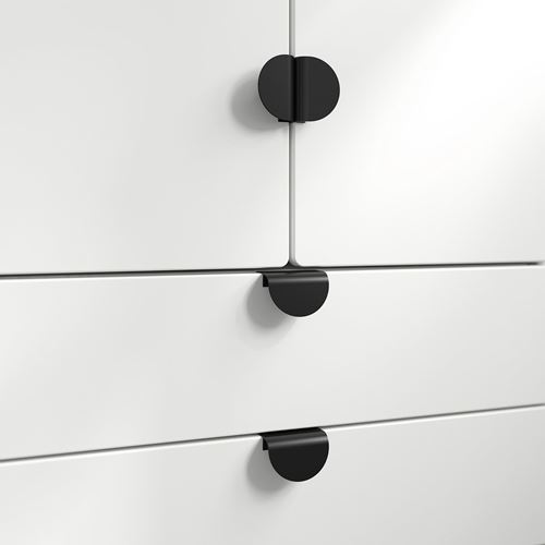 IKEA - LATMASK, kulp, siyah, 60 mm