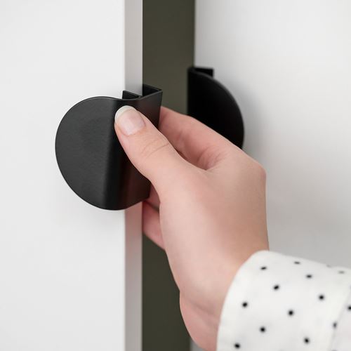 IKEA - LATMASK, kulp, siyah, 60 mm