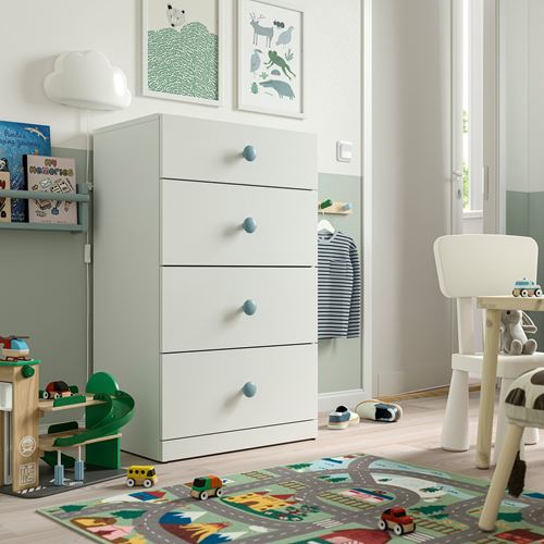 IKEA - PLOCKAR, knob, grey-turquoise, 49 mm