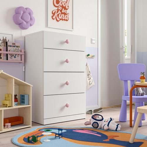 IKEA - PLOCKAR, topuz, uçuk pembe, 49 mm