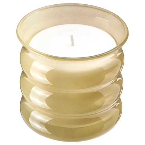 IKEA - JUVELTRAST, scented candle in cup, light yellow, 50 hr