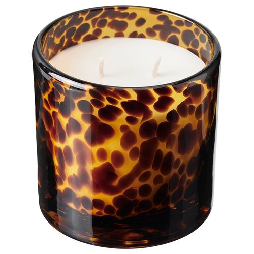 IKEA - KRONSANGARE, scented candle in cup, brown, 50 hr