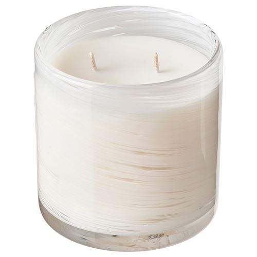 IKEA - KRONSANGARE, scented candle in cup, white, 50 hr