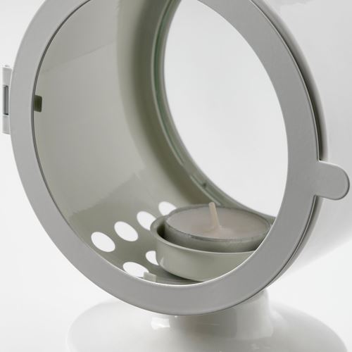 IKEA - FLODSVALA, fener, kırık beyaz, 21 cm