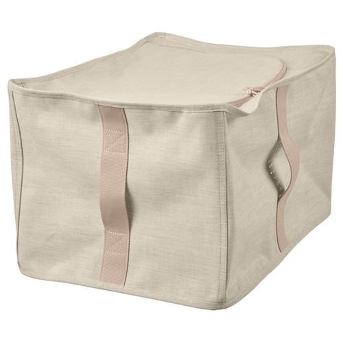 IKEA - PURRPINGLA, closed storage box, beige, 34x51x28 cm