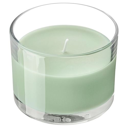 scented candle in cup