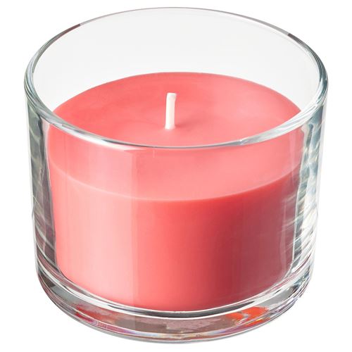 scented candle in cup