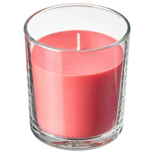 scented candle in cup