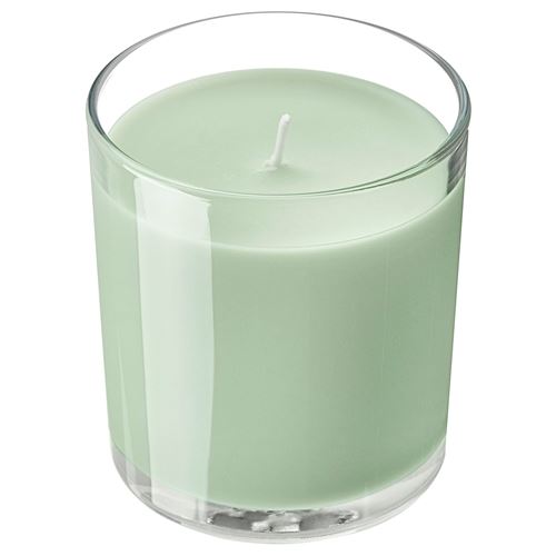 scented candle in cup