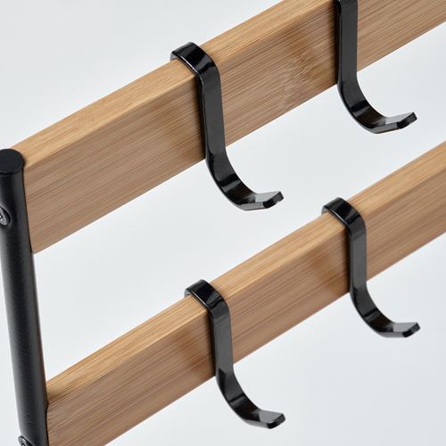 IKEA - NALBLECKA, tezgah üstü düzenleyici, metal-bambu, 38x13x37 cm