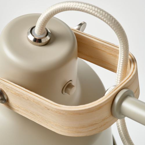 IKEA - SJÖMAKT, floor/reading lamp, beige–ash, 156 cm