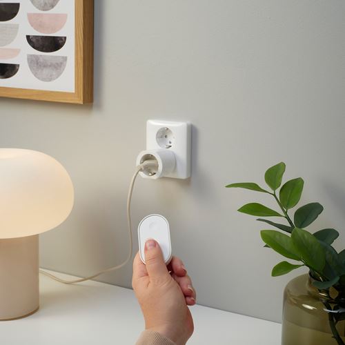 IKEA - GRILLPLATS, smart plug, white