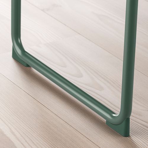 IKEA - BLANKHALLAN, bedside table, green-turquoise