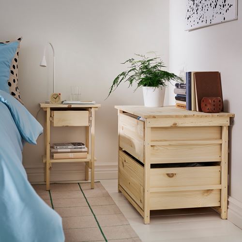 IKEA - KRONÖREN, bedroom furniture set, pine
