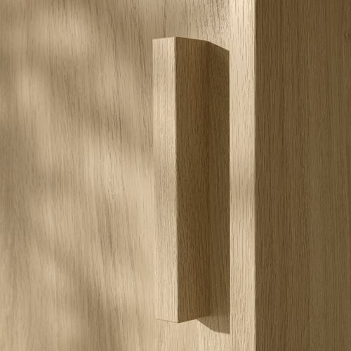 IKEA - ANKARUDDEN, sliding wardrobe, oak effect, 98x60x190 cm
