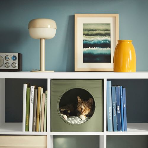 IKEA - UTSADD, cat house, green, 33x38x33 cm