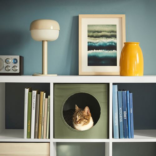 IKEA - UTSADD, cat house, green, 33x38x33 cm