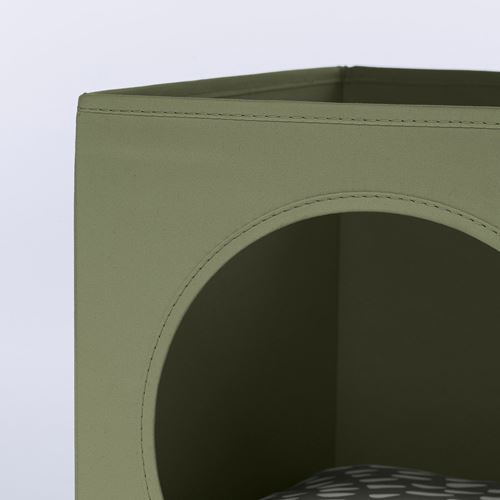 IKEA - UTSADD, cat house, green, 33x38x33 cm