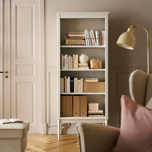 IKEA - FARJKARL, bookcase, off white, 77x39x188 cm