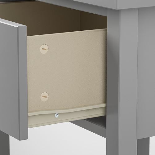 IKEA - GULLABERG, bedside table, grey, 53x43x69 cm