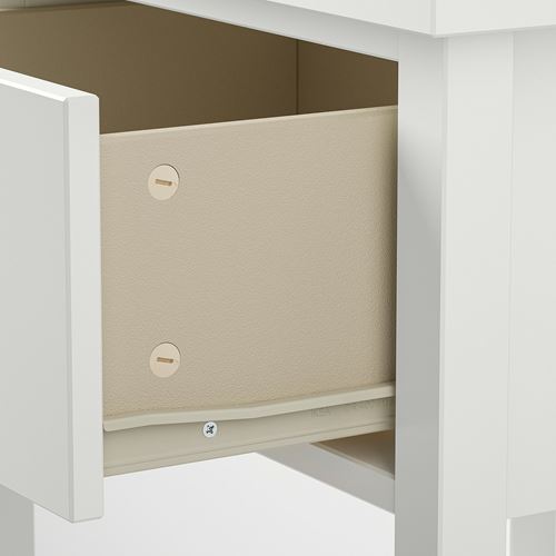 IKEA - GULLABERG, bedside table, white, 53x43x69 cm