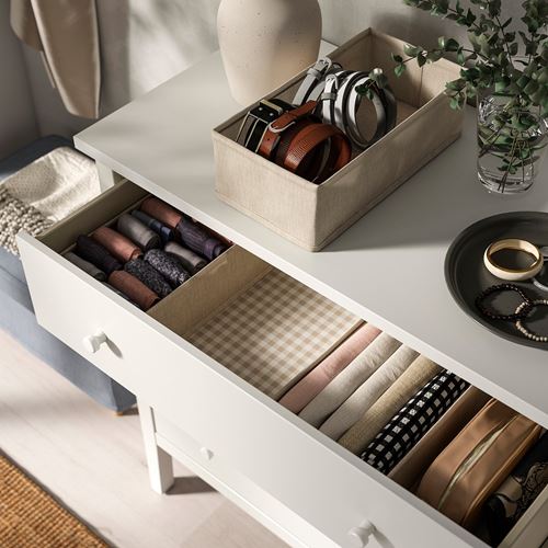 IKEA - GULLABERG, 3 çekmeceli şifonyer, beyaz, 99x48x100 cm