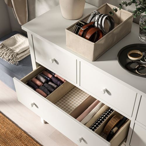 IKEA - GULLABERG, chest of 8 drawers, white, 168x48x100 cm