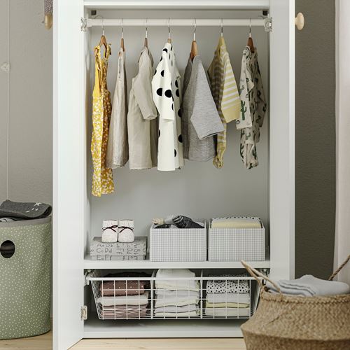 IKEA - LASTARE, LASTARE storage combination, white, 60x42x200 cm