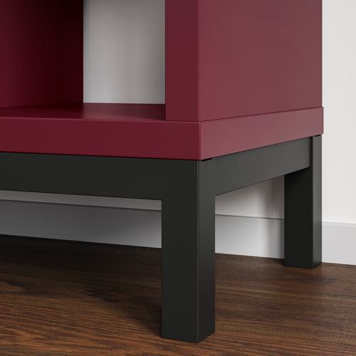 IKEA - KALLAX, open shelving unit, brown-red, 77x39x164 cm