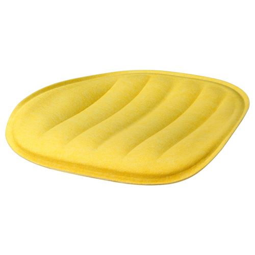 IKEA - PYNTEN, seat pad for office chair, yellow, 41x43 cm