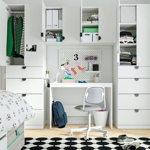 IKEA - LASTARE, LASTARE gardırop, beyaz, 240x42x200 cm