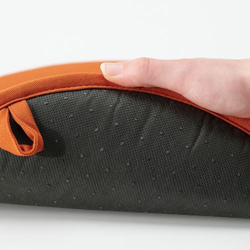 IKEA - ANGSFRAKEN, chair pad, brown-red, 36 cm