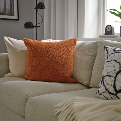 IKEA - KRYDDBUSKE, cushion cover, brown-red, 50x50 cm